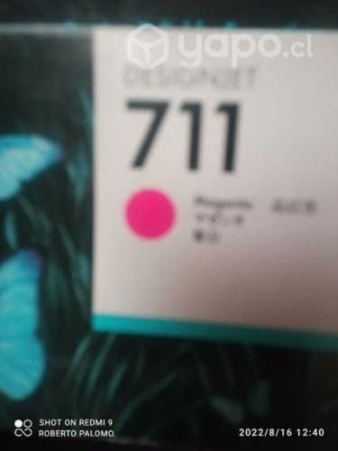 Pack de tintas HP 711 colores originales