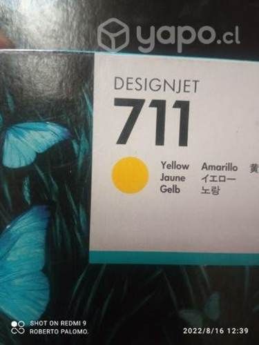 Pack de tintas HP 711 colores originales
