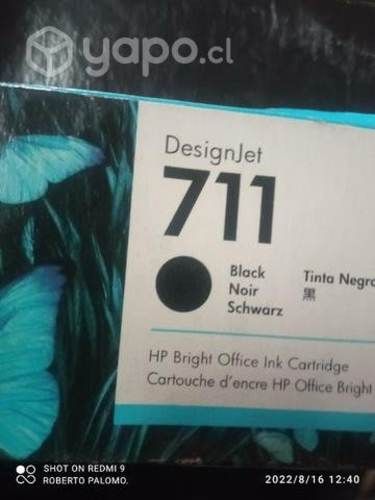Pack de tintas HP 711 colores originales