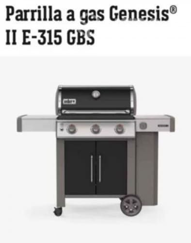 Parrilla Weber Genesis 2 E-315 GBS nueva y sellada