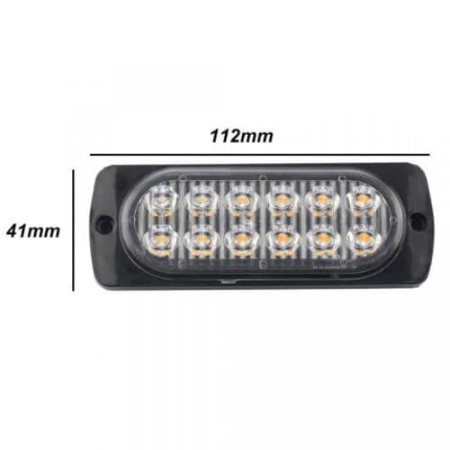 Foco Luz Estrobo Flash 18 Funciones 12 Led Multi