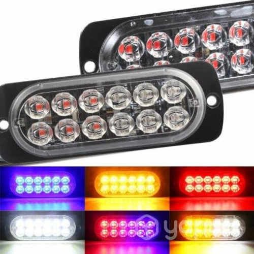 Foco Luz Estrobo Flash 18 Funciones 12 Led Multi