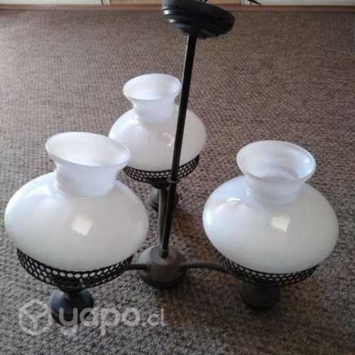 Antigua Lampara de living , 3 ampolletas