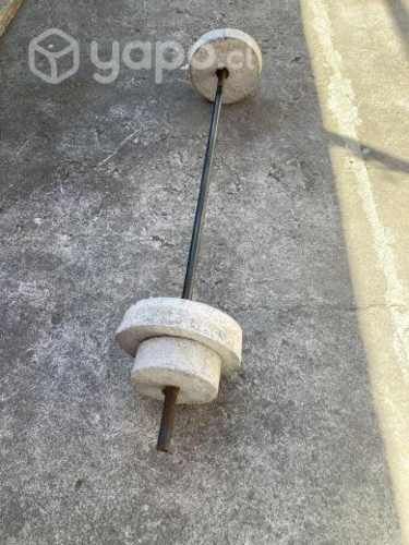 Barra 30kg con 4 discos