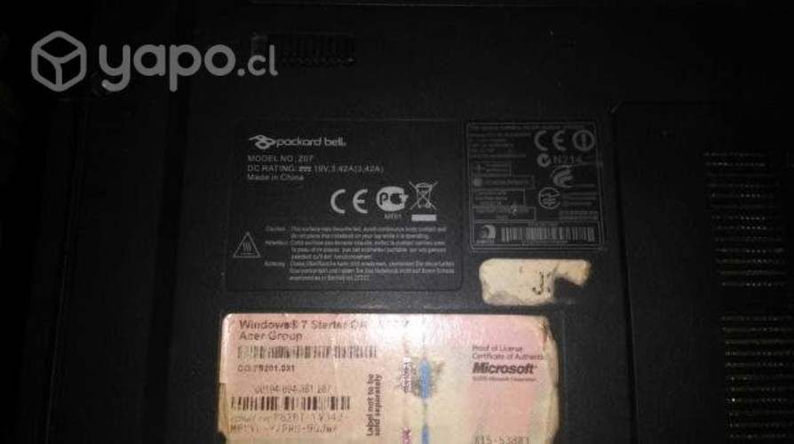 Packard Bell Easy Note Nj31 - Desarme