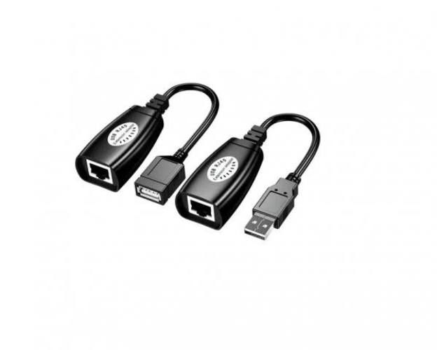 Extensión Usb Por Cable Red 40m