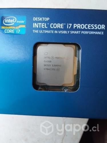 Procesador Intel Pentium G4560 5 años de uso
