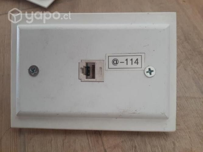 Modulos RJ-45 DOBLES Y SIMPLES