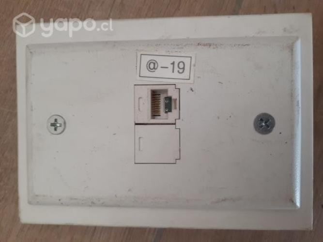 Modulos RJ-45 DOBLES Y SIMPLES