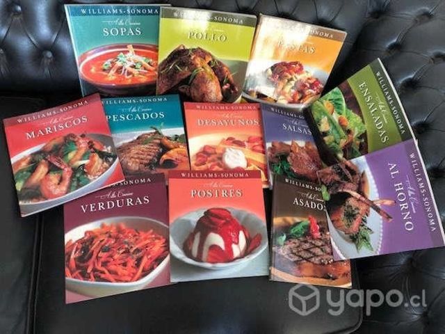 Williams Sonoma Alta cocina 12 libros nuevos