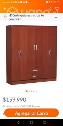 Closet 6 puertas y dos cajones nuevos