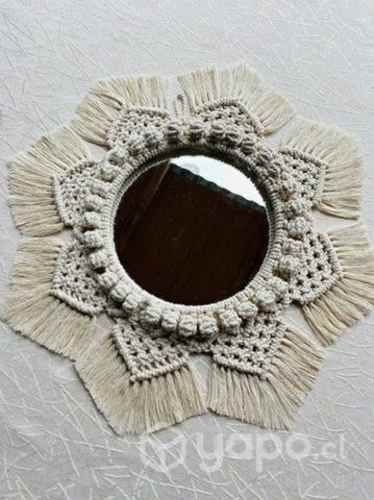 Espejo macramé