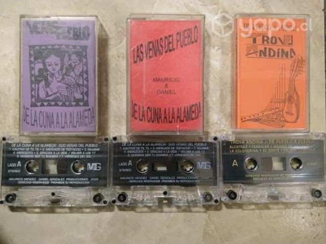 Mt109: pack tapes venas del pueblo / trova andina