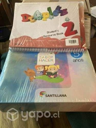 Santillana saber hacer + inglés kinder sellados