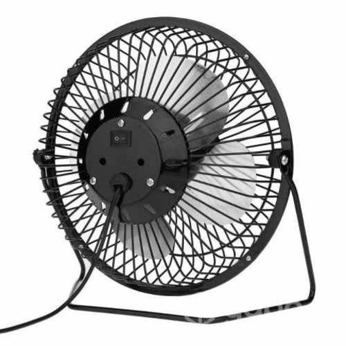 Ventilador Usb de Mesa Escritorio Metálico 20cm