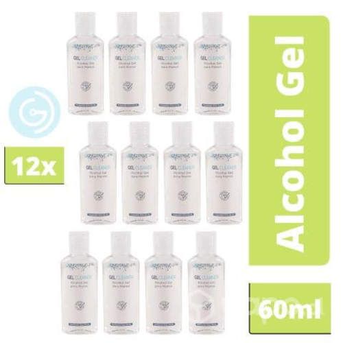 ¡super Pack X12 Alcohol Gel 60ml Certificado GD