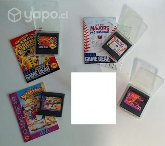 Sega Gamegear 4 juegos Rey Leon Crash Dummies