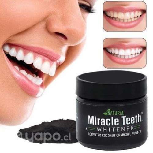 Polvo Carbón Blanqueador Dientes
