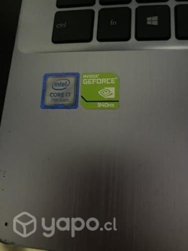 Notebook asus vivobook i7