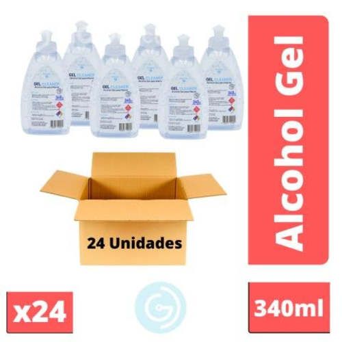 X24 Alcohol Gel Push Pull 340ml Gel Cleaner GD