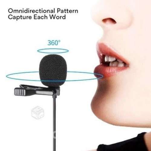 Micrófono de Solapa auxiliar de 3,5 mm GL-119