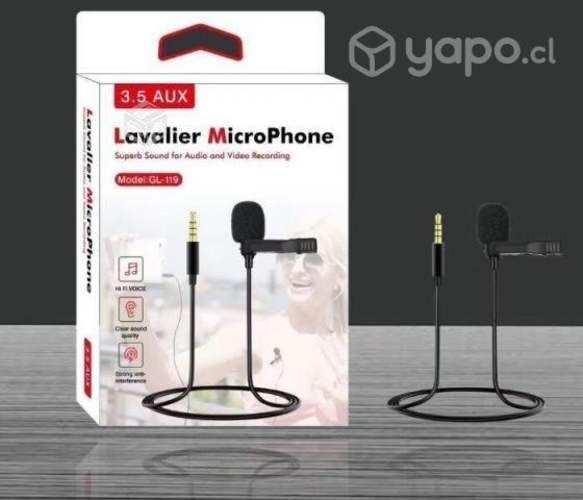 Micrófono de Solapa auxiliar de 3,5 mm GL-119
