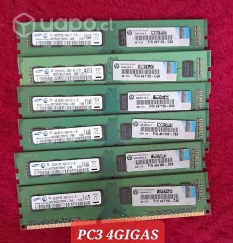 Memorias ram varias