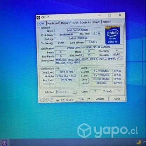 Lenovo Intel i5 5ta gen 8gb de ram