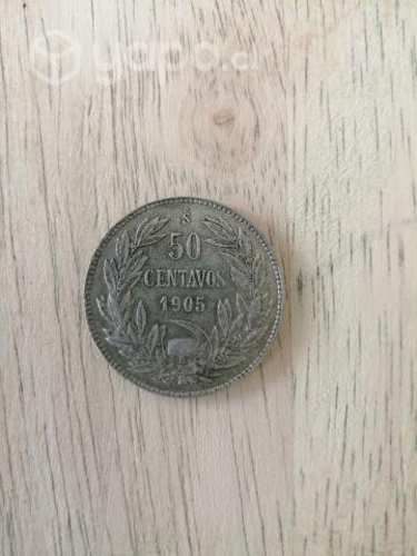 Antigua Moneda de Plata