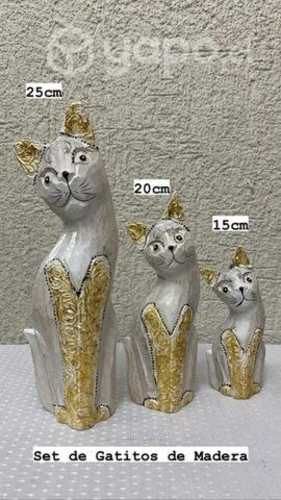 Gatitos de Madera