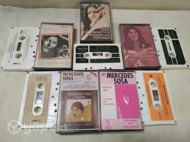 Mt100: pack tapes mercedes sosa