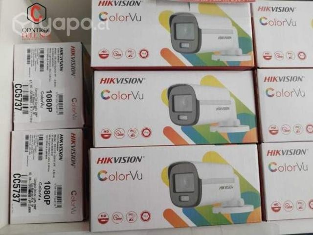 Camara bala exterior color vu hikvision 2mp