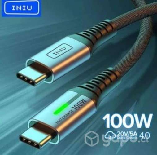 Cargador 65W GaN + Cable 100W + Baseus