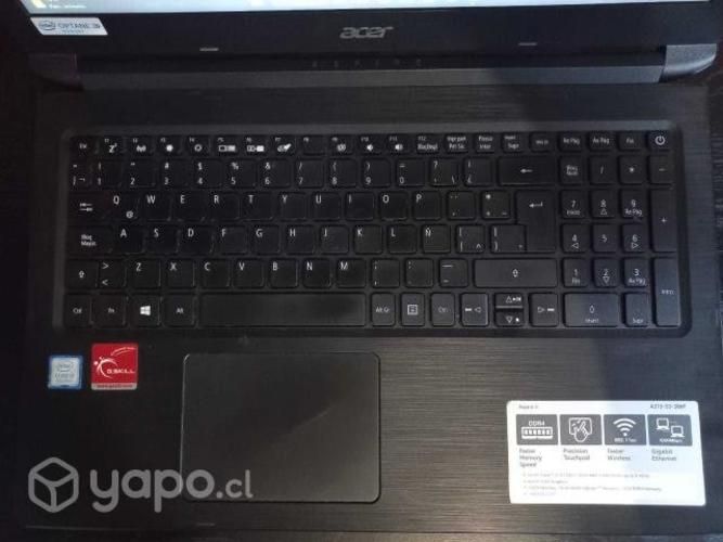 Notebook Acer aspire A315-53-386P un año de uso