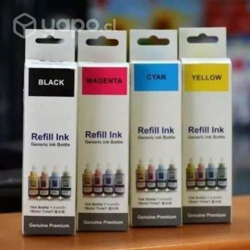 Set 4 tinta alternativo epson 664 673