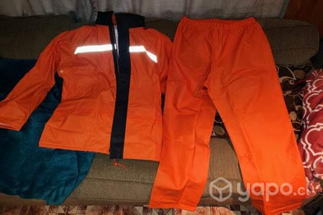 Traje impermeable PU PVC Cal-tex talla L Nuevo
