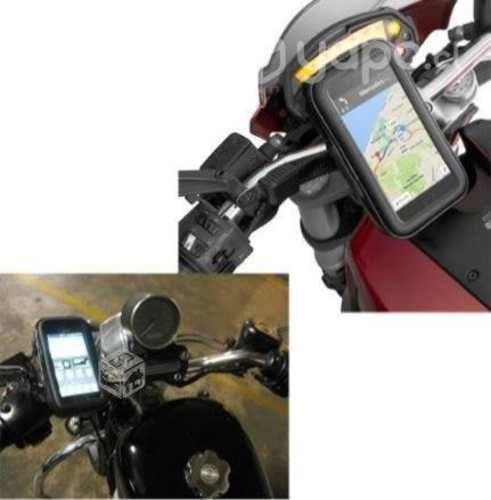 Soporte Holder Celular de Moto Con Cargador USB