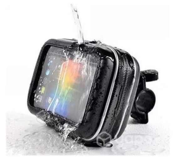 Soporte Holder Celular de Moto Con Cargador USB