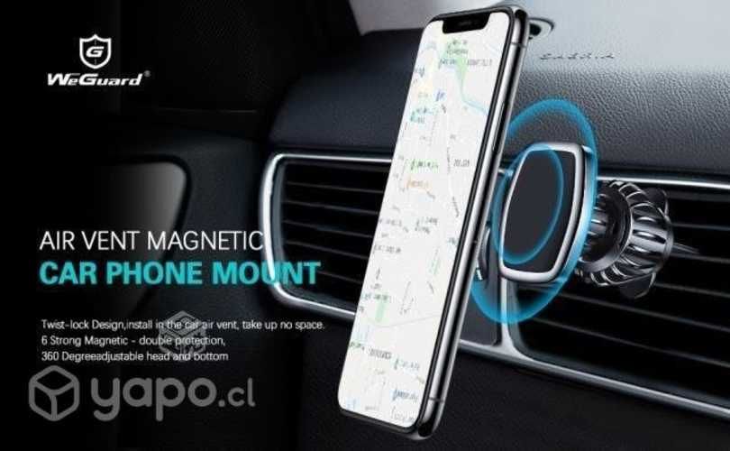 Soporte Celular Para Auto Magnético en la Rejilla