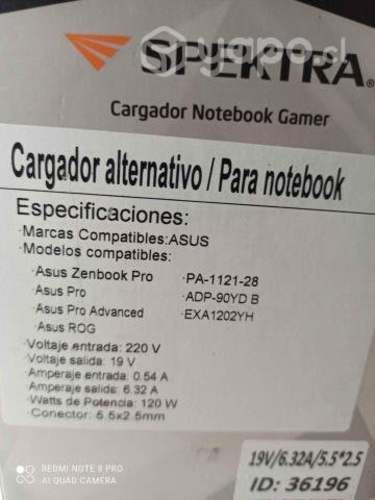 Cargador Notebook GAMER Asus Nuevo