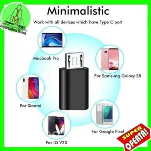 Adaptador Tipo C a Micro USB V8 Tipo C