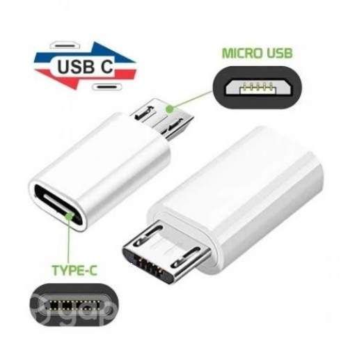 Adaptador Tipo C a Micro USB V8 Tipo C