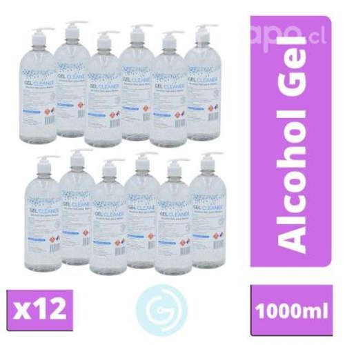 Packx12 Alcohol Gel Cleaner 1000ml C/valvula GD