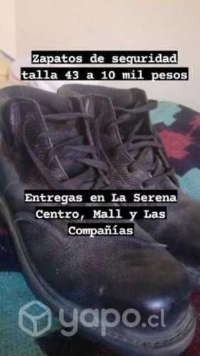 Zapato de Seguridad Talla 43 negro