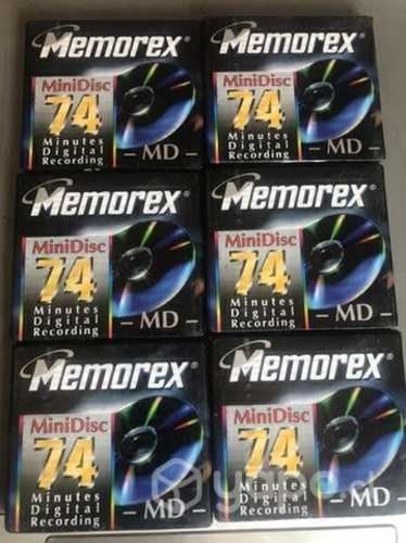 Mini disc Memorex 74min recorder