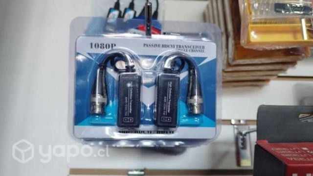 Pack 100 unidades set video balun pasivo hd