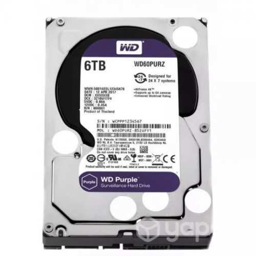 Disco duro 6tb wd60purz