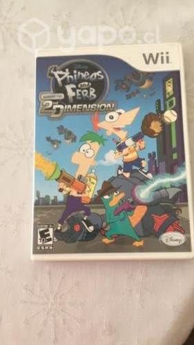 Juego WII Phineas and Ferb 2nd dimension