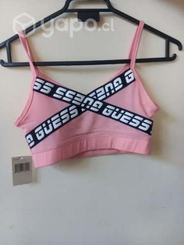 Top guess deportivo rosado talla XS