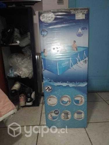 Piscina Rectangular 400X211X81Cm, 5700 Litros